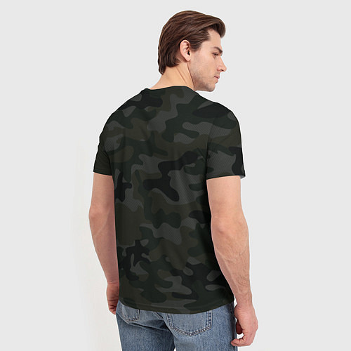 Мужская футболка Трудная служба / 3D-принт – фото 4