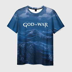 Мужская футболка God of War: Rage of the waves