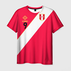 Мужская футболка Форма сборной Перу #9