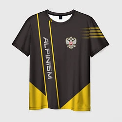 Мужская футболка Alpinism: Yellow Russia