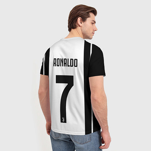 Мужская футболка FC Juventus: Ronaldo 18-19 / 3D-принт – фото 4