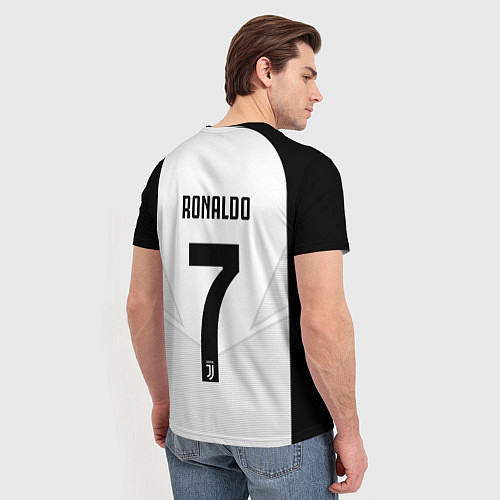 Мужская футболка FC Juventus: CR7 18-19 / 3D-принт – фото 4