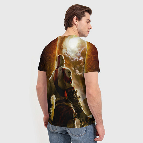 Мужская футболка Генерал Кратос / 3D-принт – фото 4