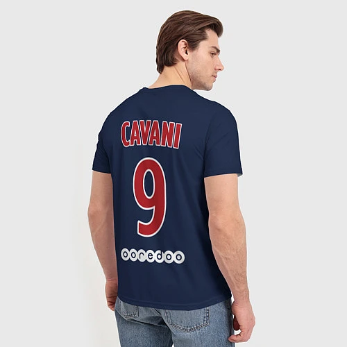 Мужская футболка FC PSG Cavani 18-19 / 3D-принт – фото 4
