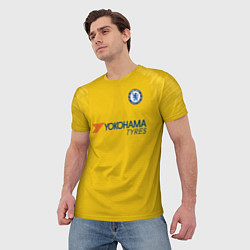 Футболка мужская FC Chelsea Away 18-19, цвет: 3D-принт — фото 2