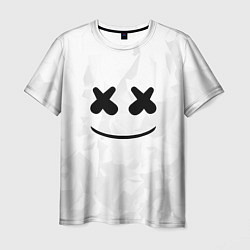 Футболка мужская Marshmello: White Face, цвет: 3D-принт