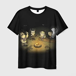 Футболка мужская Don’t Starve campfire, цвет: 3D-принт