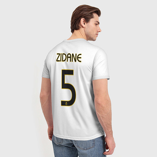 Мужская футболка FC Real Madrid: Zidane Retro / 3D-принт – фото 4