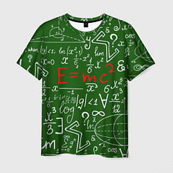 Мужская футболка E=mc2: Green Style