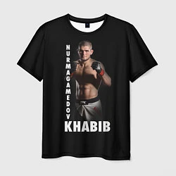 Мужская футболка Хабиб: Дагестанский борец