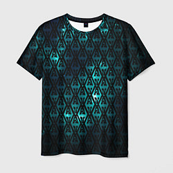 Мужская футболка TES: Blue Pattern