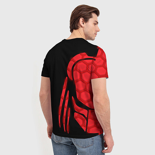Мужская футболка Predator: Red Light / 3D-принт – фото 4