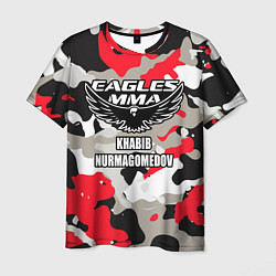 Мужская футболка Khabib Nurmagomedov: Red Camo