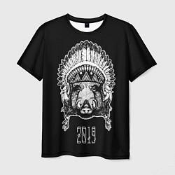Мужская футболка Кабан-индеец 2019