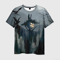 Мужская футболка Halloween Scarecrow