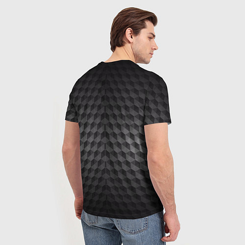 Мужская футболка PUBG: Carbon Style / 3D-принт – фото 4