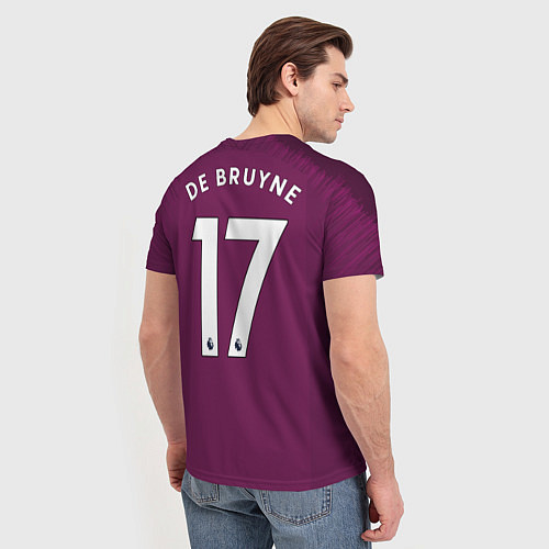 Мужская футболка De Bruyne alternative 18-19 / 3D-принт – фото 4