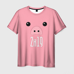 Мужская футболка Piggy 2k19