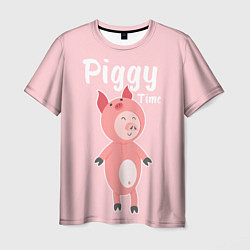Мужская футболка Piggy Time