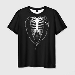 Мужская футболка Хэллоуинский скелет