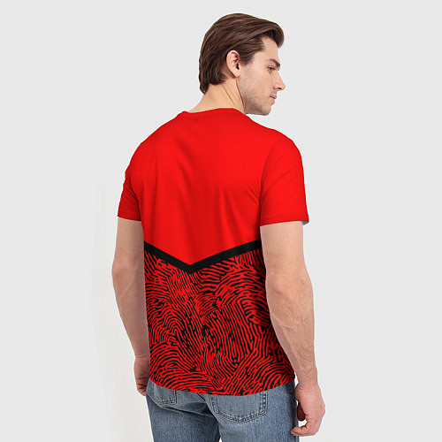 Мужская футболка 21 Pilots: Red Pattern / 3D-принт – фото 4