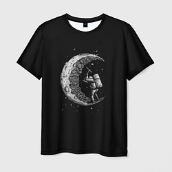 Мужская футболка Лунный шахтер