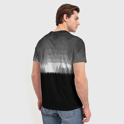 Мужская футболка RDR 2: Grey Style / 3D-принт – фото 4