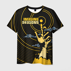 Футболка мужская Imagine Dragons: Vinyl, цвет: 3D-принт