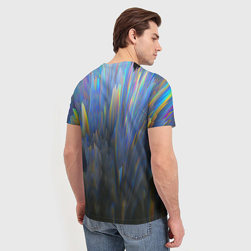 Мужская футболка BTS: Neon Spectre / 3D-принт – фото 4