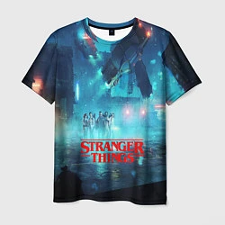 Мужская футболка Stranger Things: Space Light