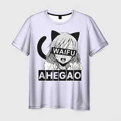 Мужская футболка Ahegao Waifu
