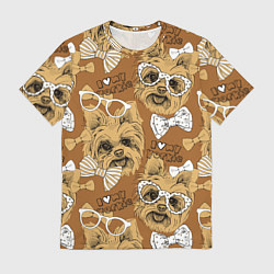 Мужская футболка I love my Yorkie