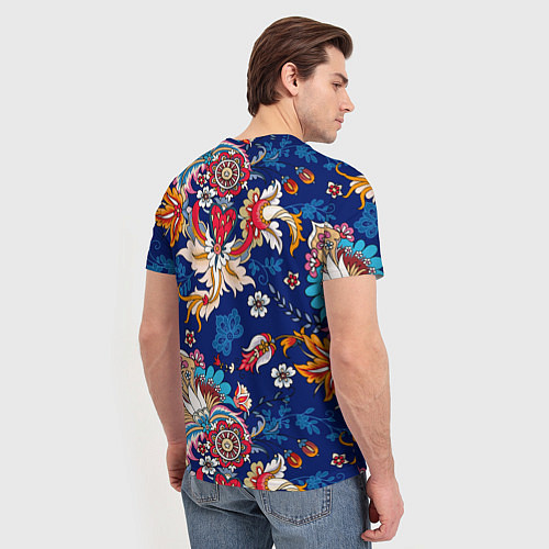 Мужская футболка Экзотический орнамент / 3D-принт – фото 4
