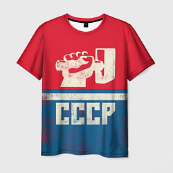 Мужская футболка СССР: Куй железо