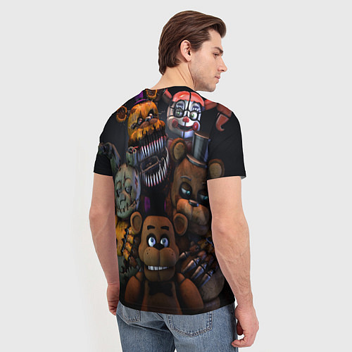 Мужская футболка Five Nights at Freddy's / 3D-принт – фото 4