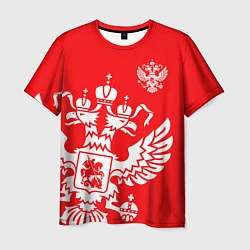 Футболка мужская Красная Россия, цвет: 3D-принт