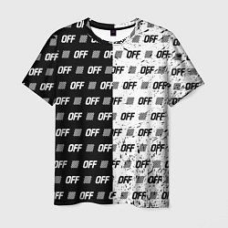 Мужская футболка Off-White: Black & White