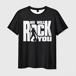 Мужская футболка Queen: We will rock you