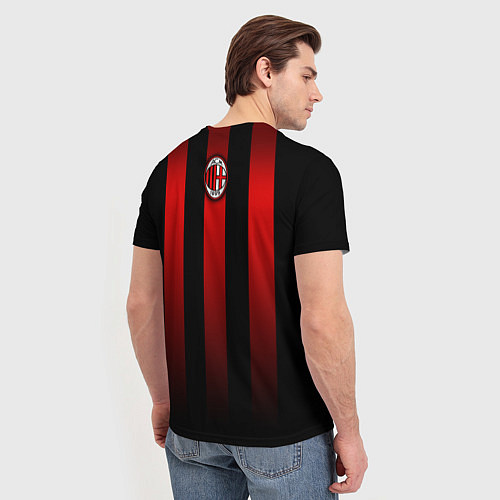 Мужская футболка AC Milan / 3D-принт – фото 4