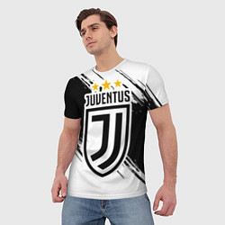 Футболка мужская Juventus: 3 Stars, цвет: 3D-принт — фото 2