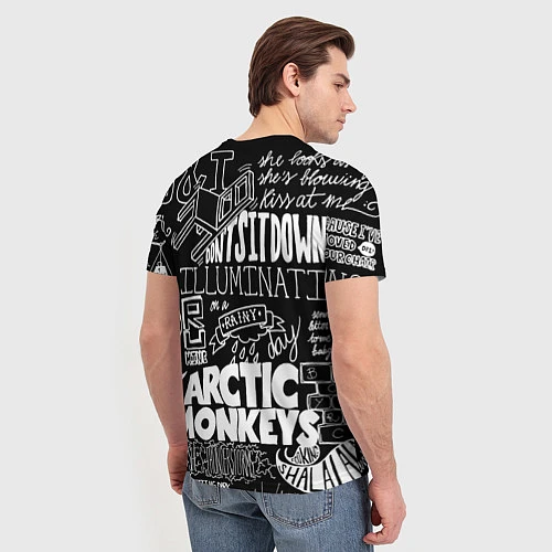 Мужская футболка Arctic Monkeys: I'm in a Vest / 3D-принт – фото 4