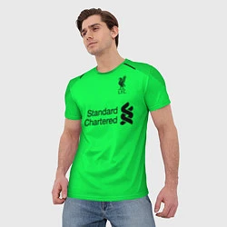 Футболка мужская Liverpool: Alisson GK 18-19, цвет: 3D-принт — фото 2
