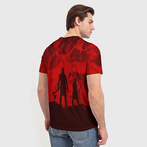 Мужская футболка God of War: Blood Day / 3D-принт – фото 4