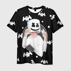 Мужская футболка Marshmello: Black Gang