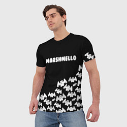 Футболка мужская Marshmello: Dark Side, цвет: 3D-принт — фото 2