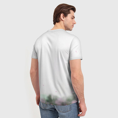 Мужская футболка Дождь / 3D-принт – фото 4