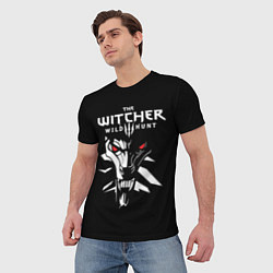 Футболка мужская The Witcher 3: Wild Hunt, цвет: 3D-принт — фото 2