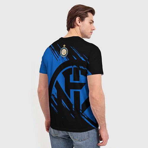 Мужская футболка Интер Милан логотипы / 3D-принт – фото 4