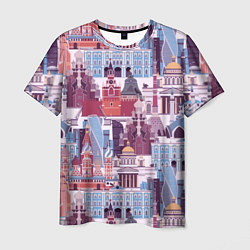 Мужская футболка Москва архитектура