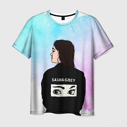 Футболка мужская Саша Грей Sasha Grey, цвет: 3D-принт